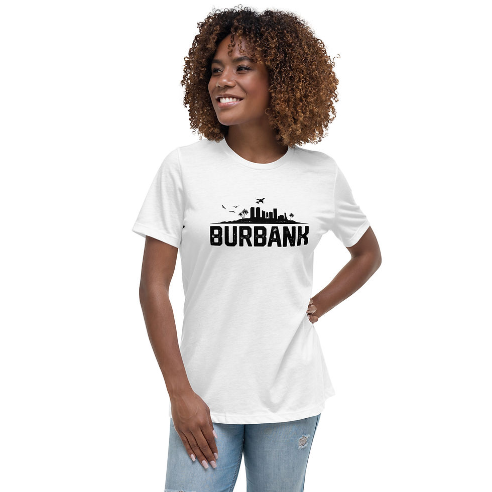 Thumbnail: Women's Relaxed T-Shirt - Burbank Silhouette