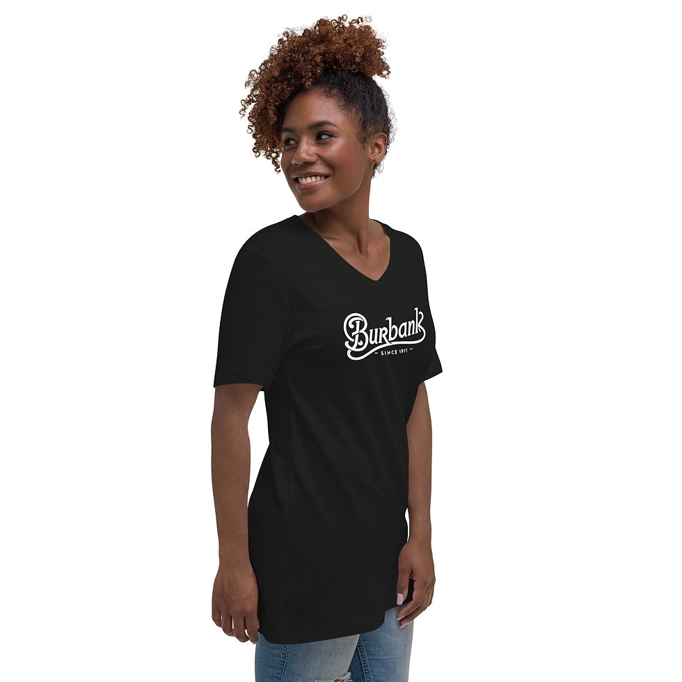 Thumbnail: Short Sleeve V-Neck T-Shirt - Burbank Since 1911