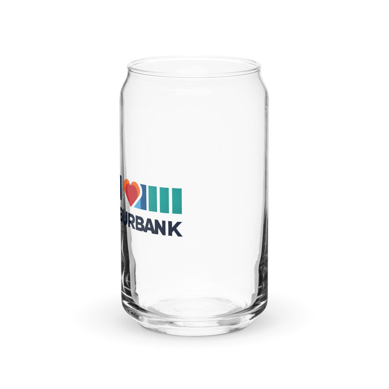 I Love Burbank - Can-shaped Glass, view 2