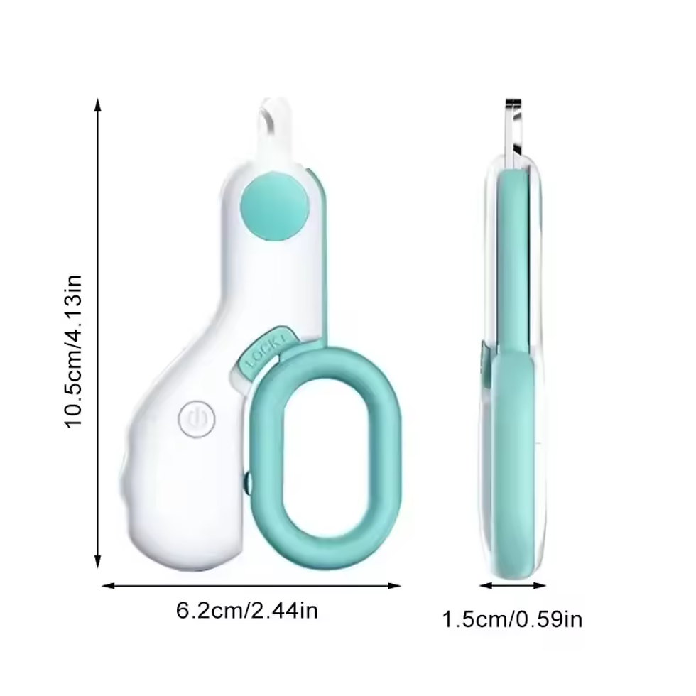 Thumbnail: LED Light Cat Dog Nail Clipper Cutter Professional Pet Claw Trimmer with Safety 