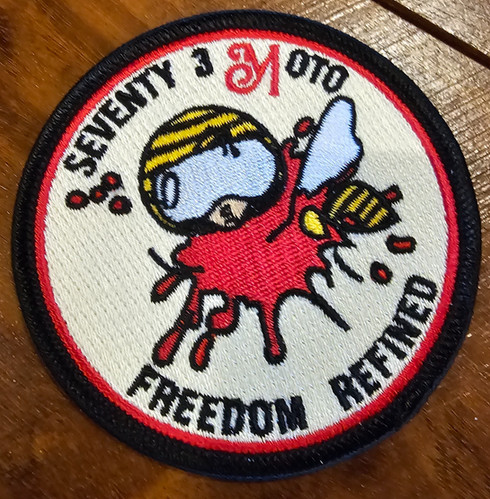 73 MoTo 'Bee Splat' Patch | 73 MoTo