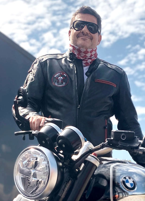 73 MoTo Men's Black Leather Motorcycle Racing Jacket | 73 MoTo