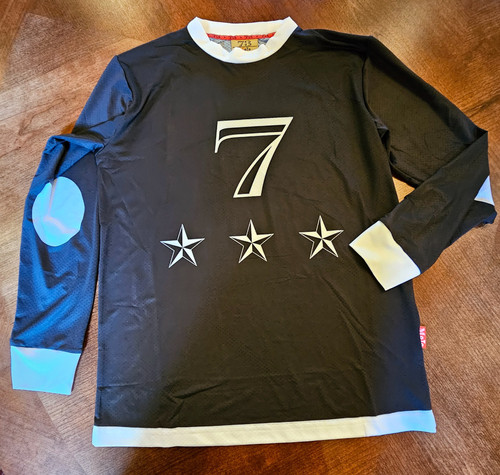 73 MoTo Unisex Mesh Long Sleeve Black Jersey Shirt | 73 MoTo