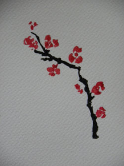 Schilderij_Japansebloem