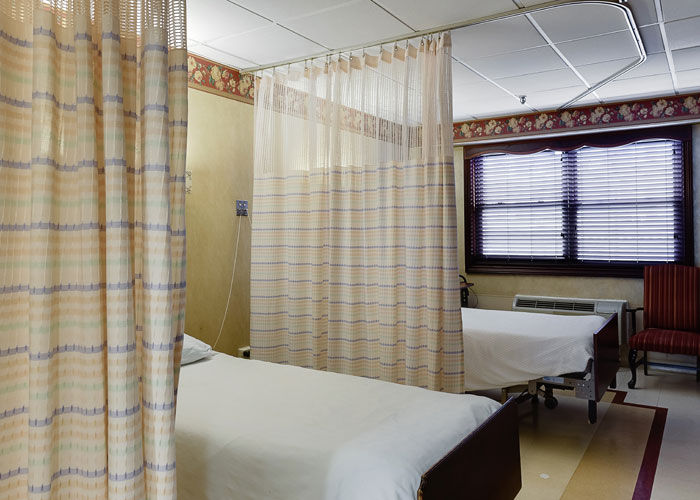 Thumbnail: Hospital curtain in Multi Color Knitted Plaid