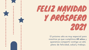 FÉLIZ NAVIDAD Y PRÓSPERO 2021