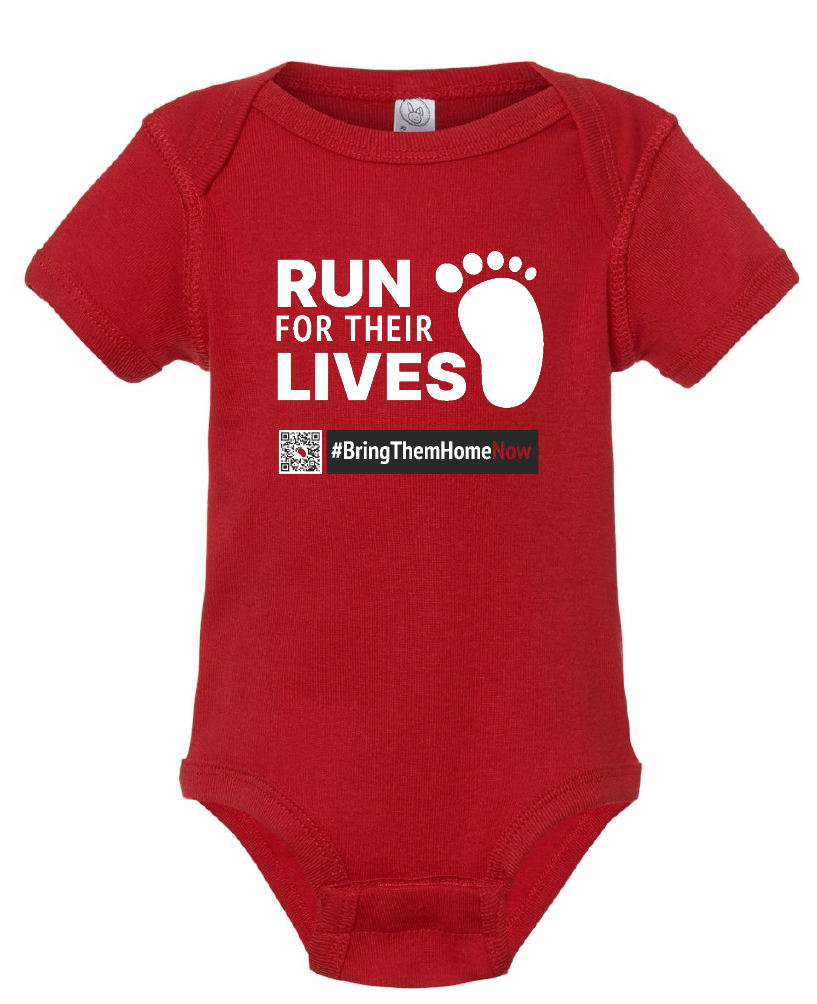 Run For Their Lives Infant Baby Rib Bodysuit