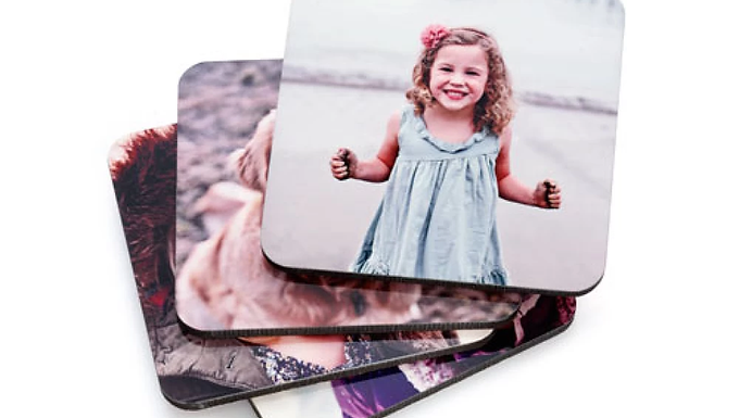 NEOPRENE SQUARE COASTER 4" (391) D-1