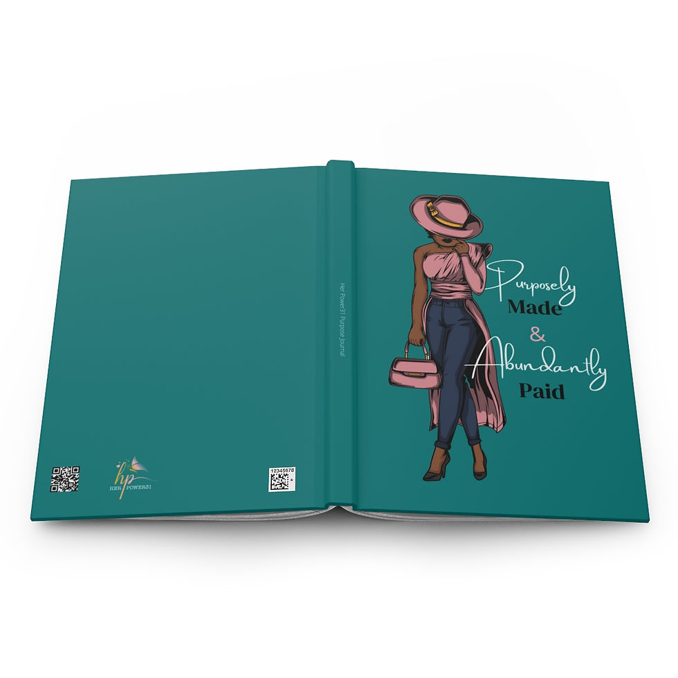 Thumbnail: Purposely Made & Abundantly Paid Hardcover Journal