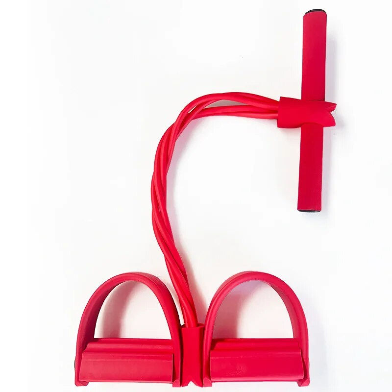 Thumbnail: 4-Tube Resistance Pedal Trainer - Portable Full Body Workout