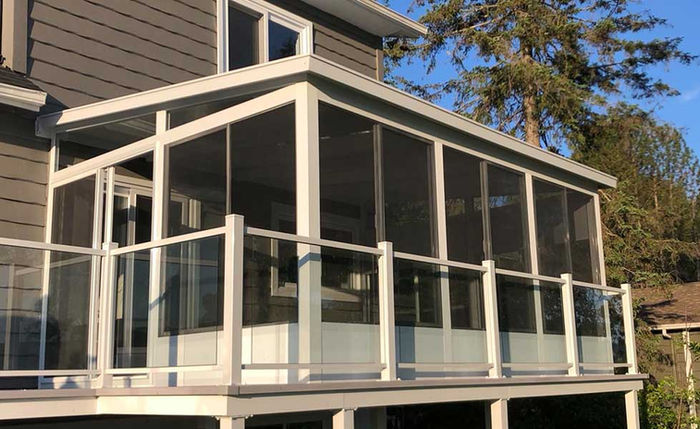 solarium en verre toit isolé