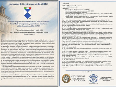 "Formare e informare sulla protezione dei beni culturali. Contributi, protagonisti e prospettive a trent'anni dalla fondazione della SIPBC"