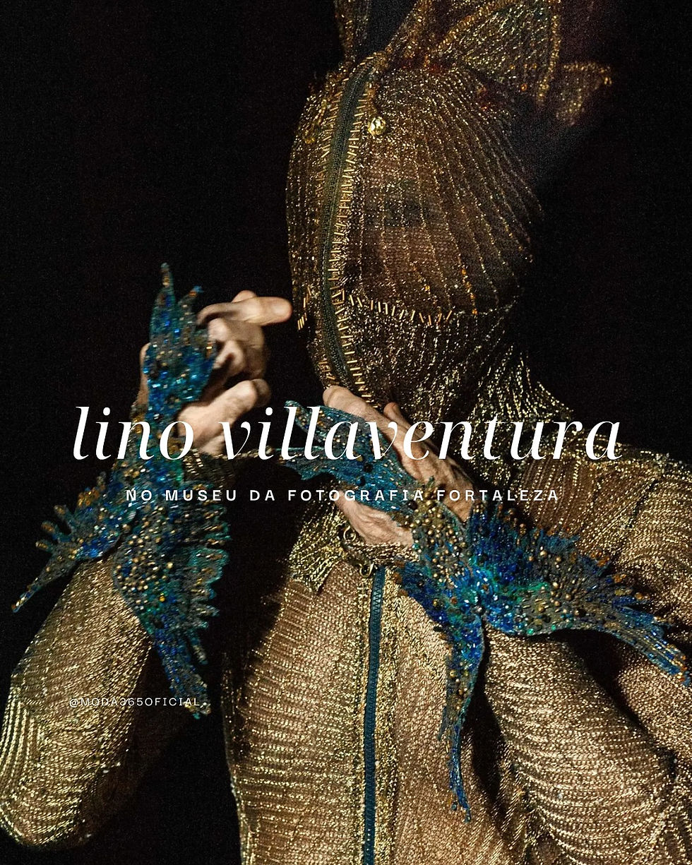 Lino Villaventura em exposição no Museu de Fotografia de Fortaleza (reprodução/instagram @linovillaventura)