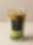 Dirty Matcha Latte