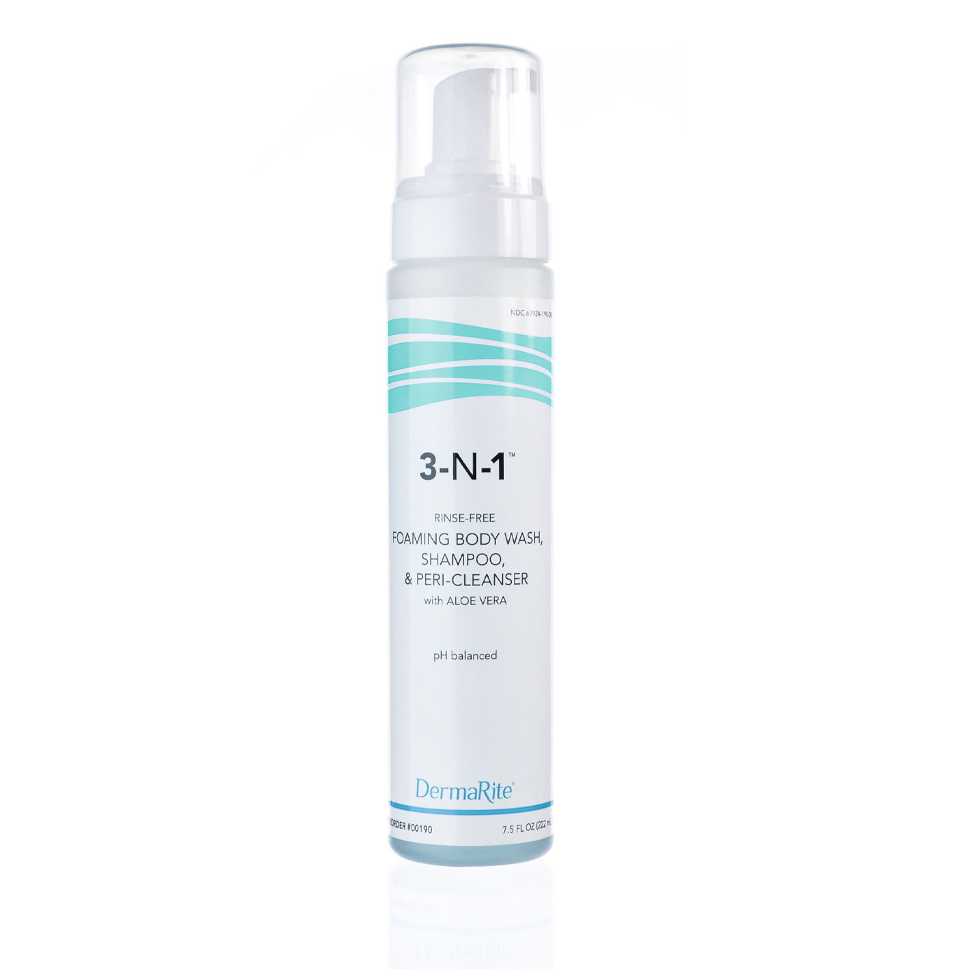 Dermarite 3-N-1 Rinse Free Cleansing Foam