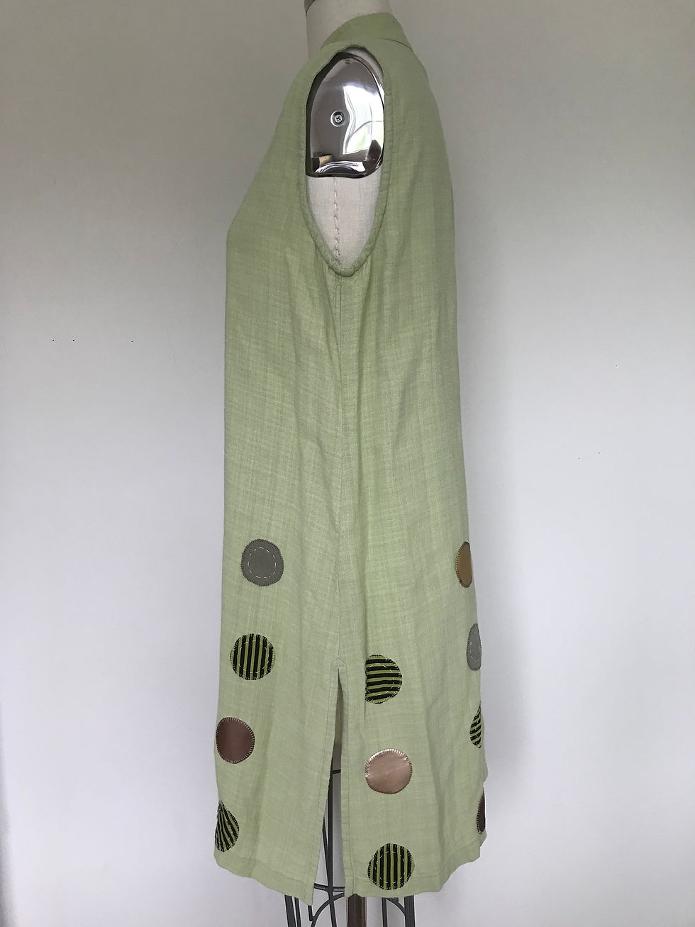 Thumbnail: Green Dots Dress--SOLD