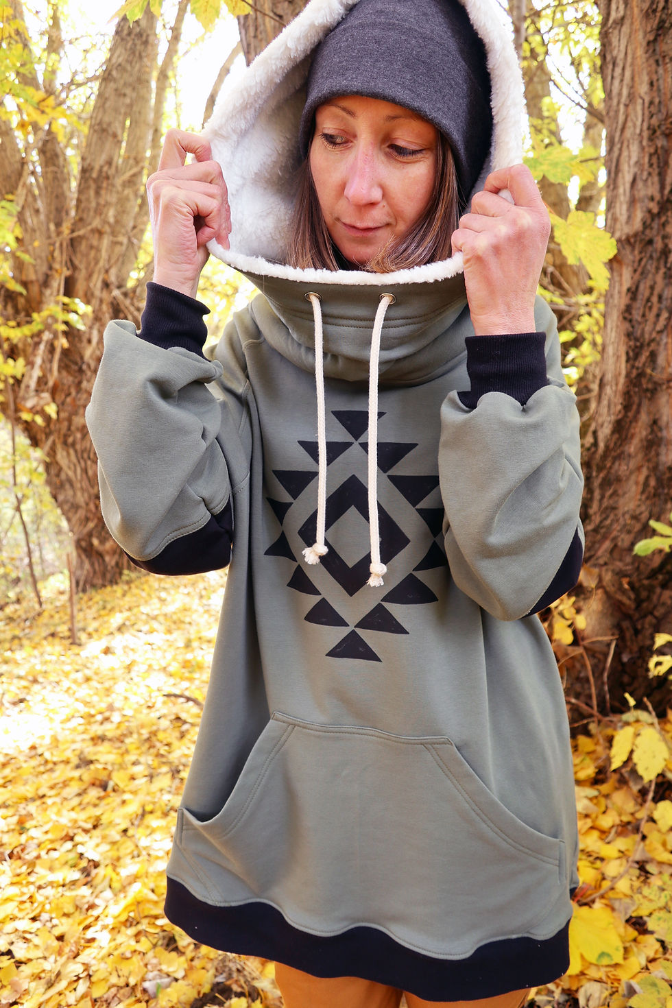 Miniature : Unisexe Hoodie / Fall storm green