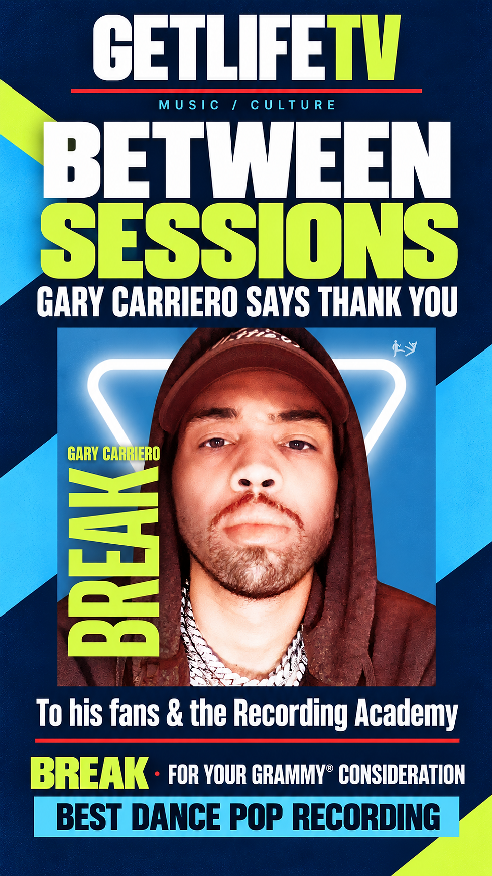 Gary Carriero BREAK thank-you, GetLifeTV between sessions report