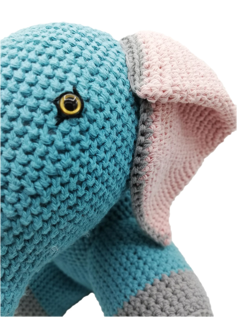 Amigurumi éléphant fait main au crochet