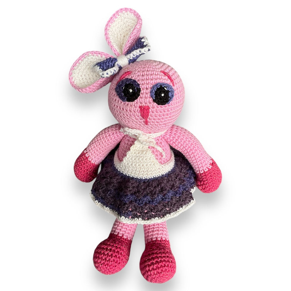 Amigurumi lapin fait main au crochet
