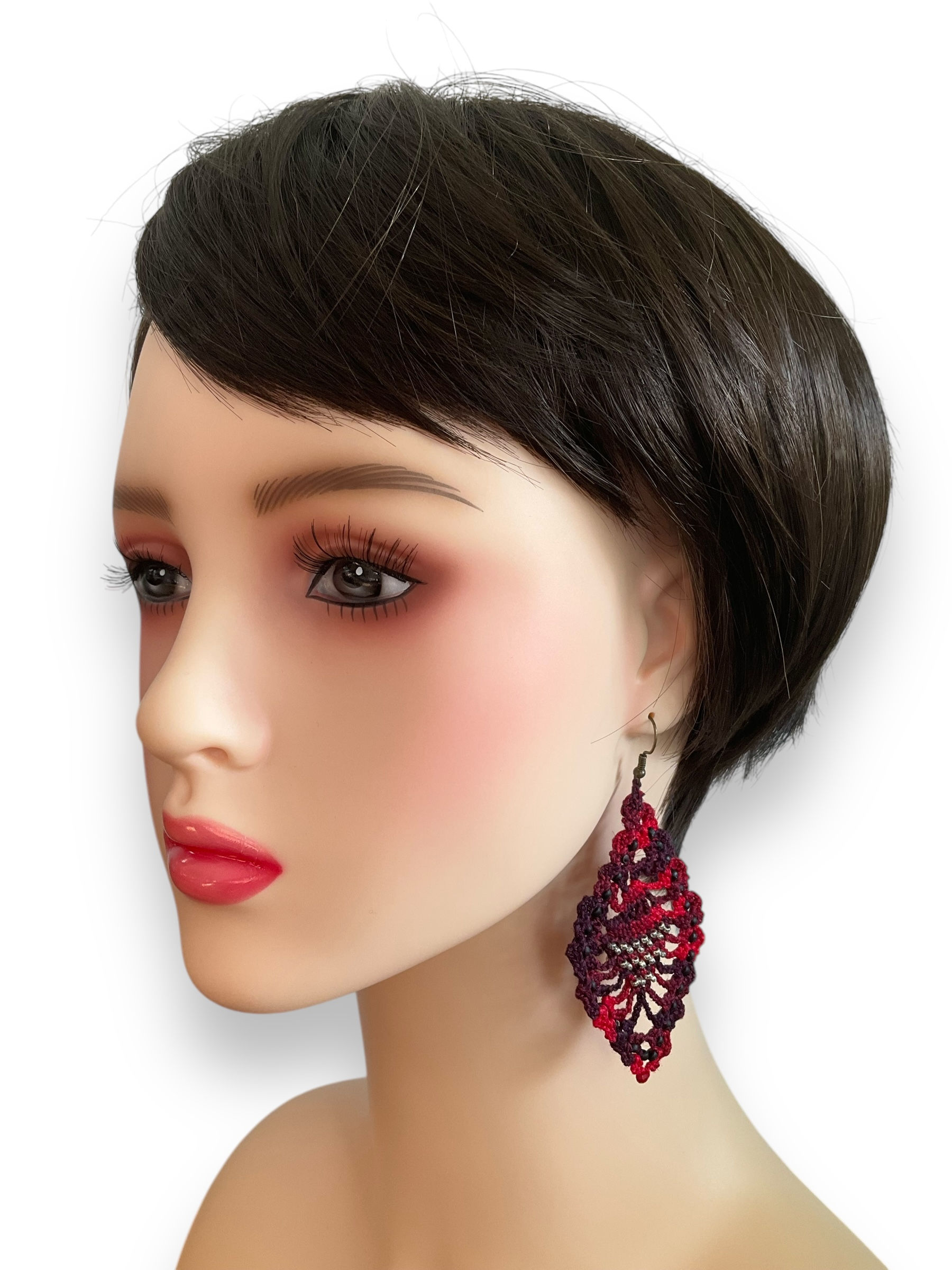 Boucles d'oreilles au crochet