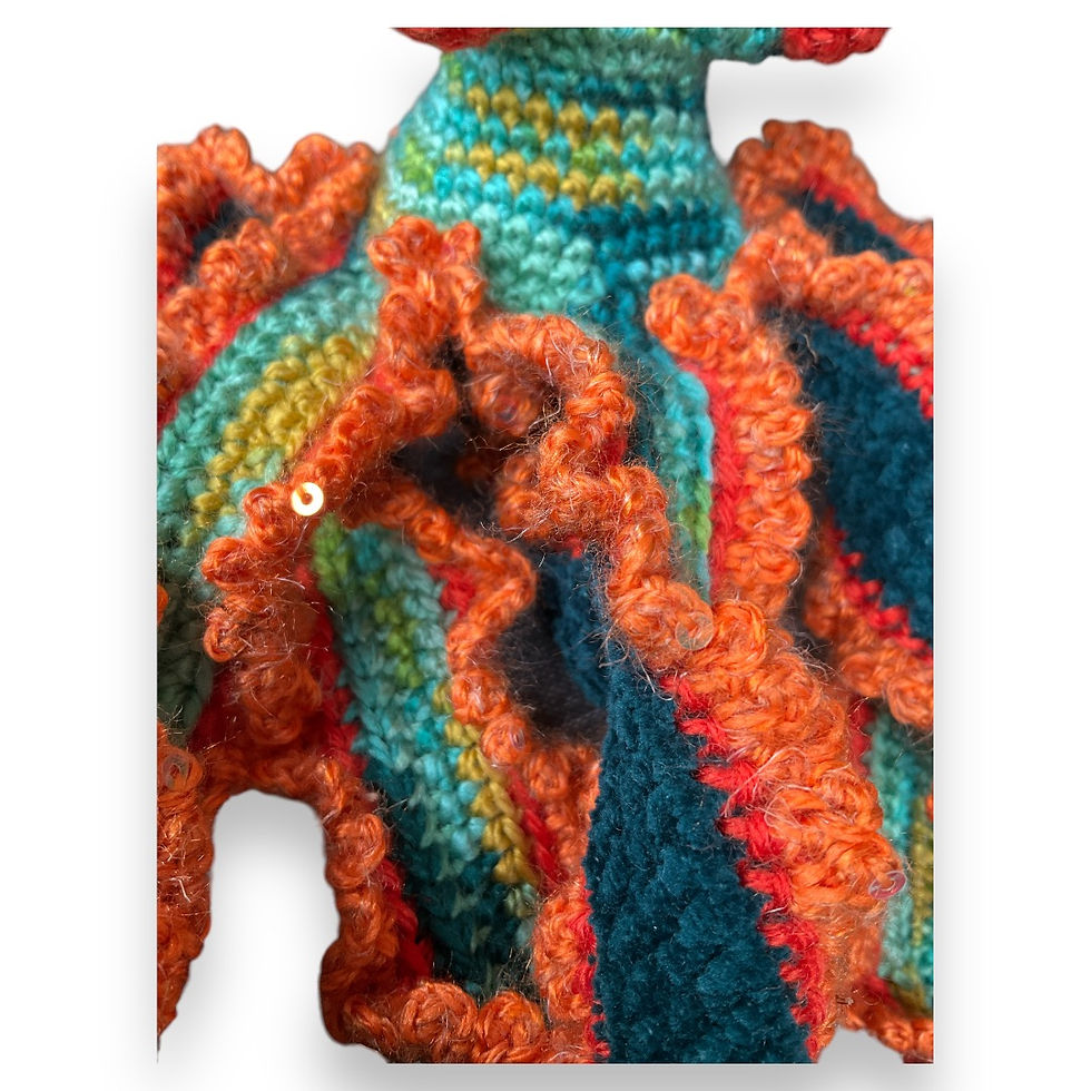 Miniature : Doudou pieuvre fait main au crochet