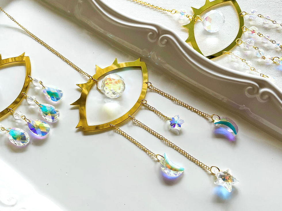 Thumbnail: Golden Evil Eye Rainbow Catcher 🌈 