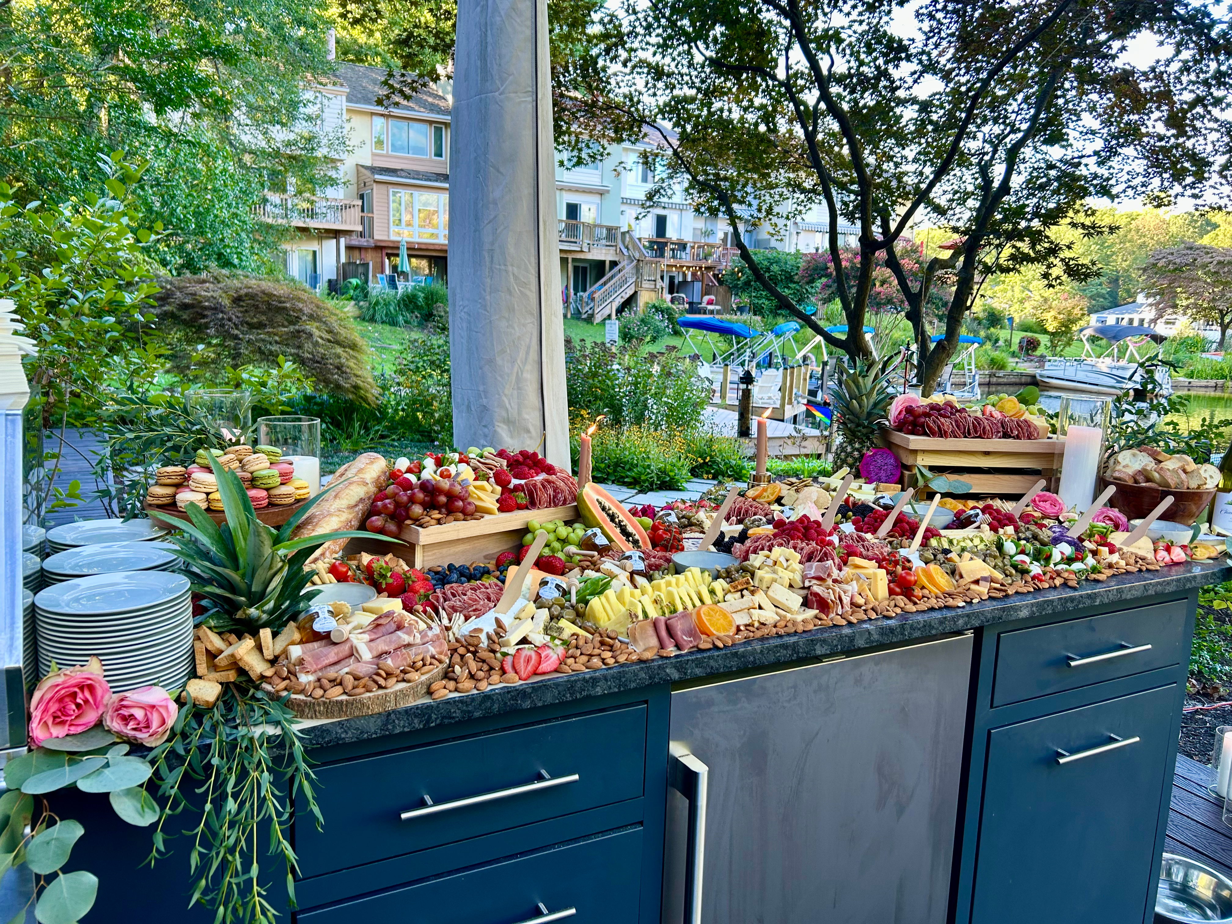 Arranged Food and Objects