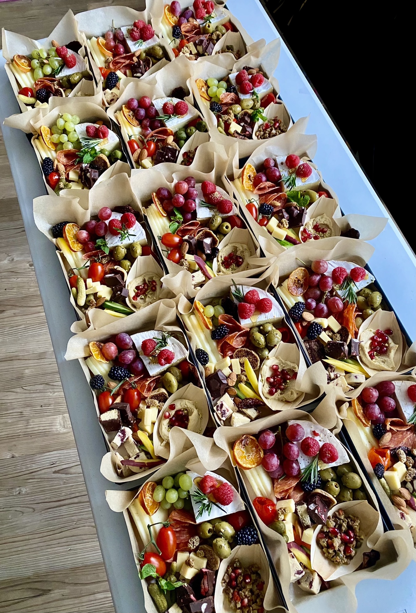 Arranged Food and Objects