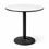Thumbnail: White Padded Pedestal Table
