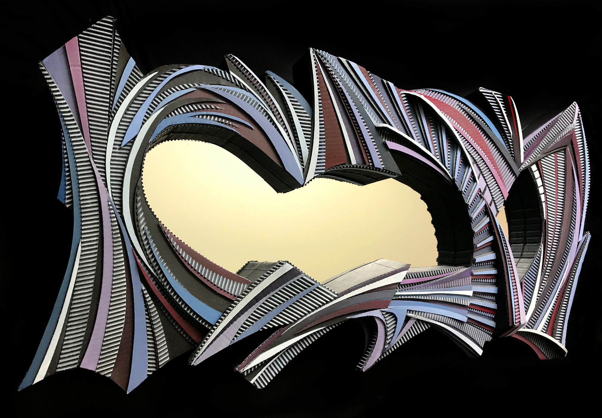 SCULPTURAL REFLECTION (LEFT VIEW)