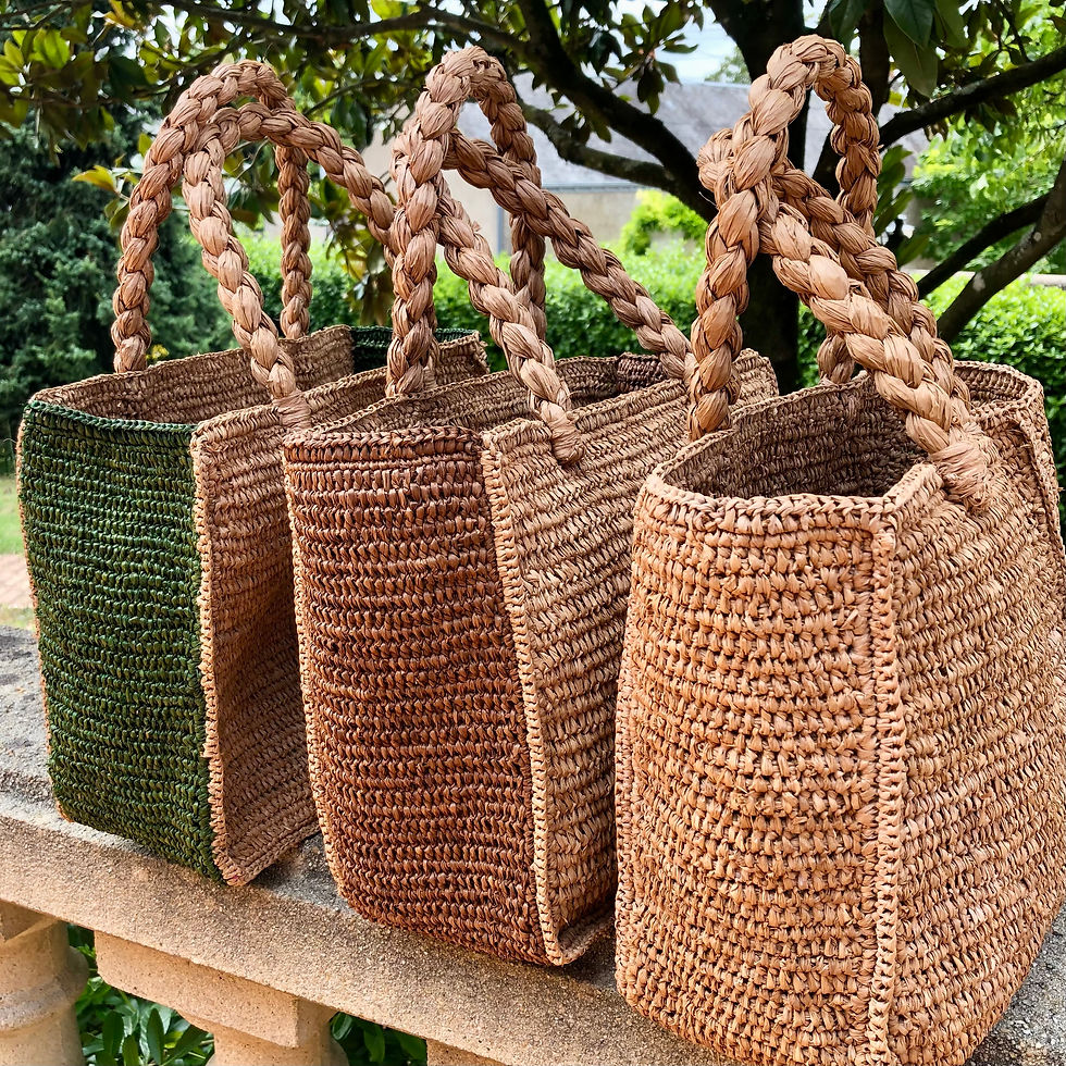 Miniature : GAIETÉ - Sac à main en raphia