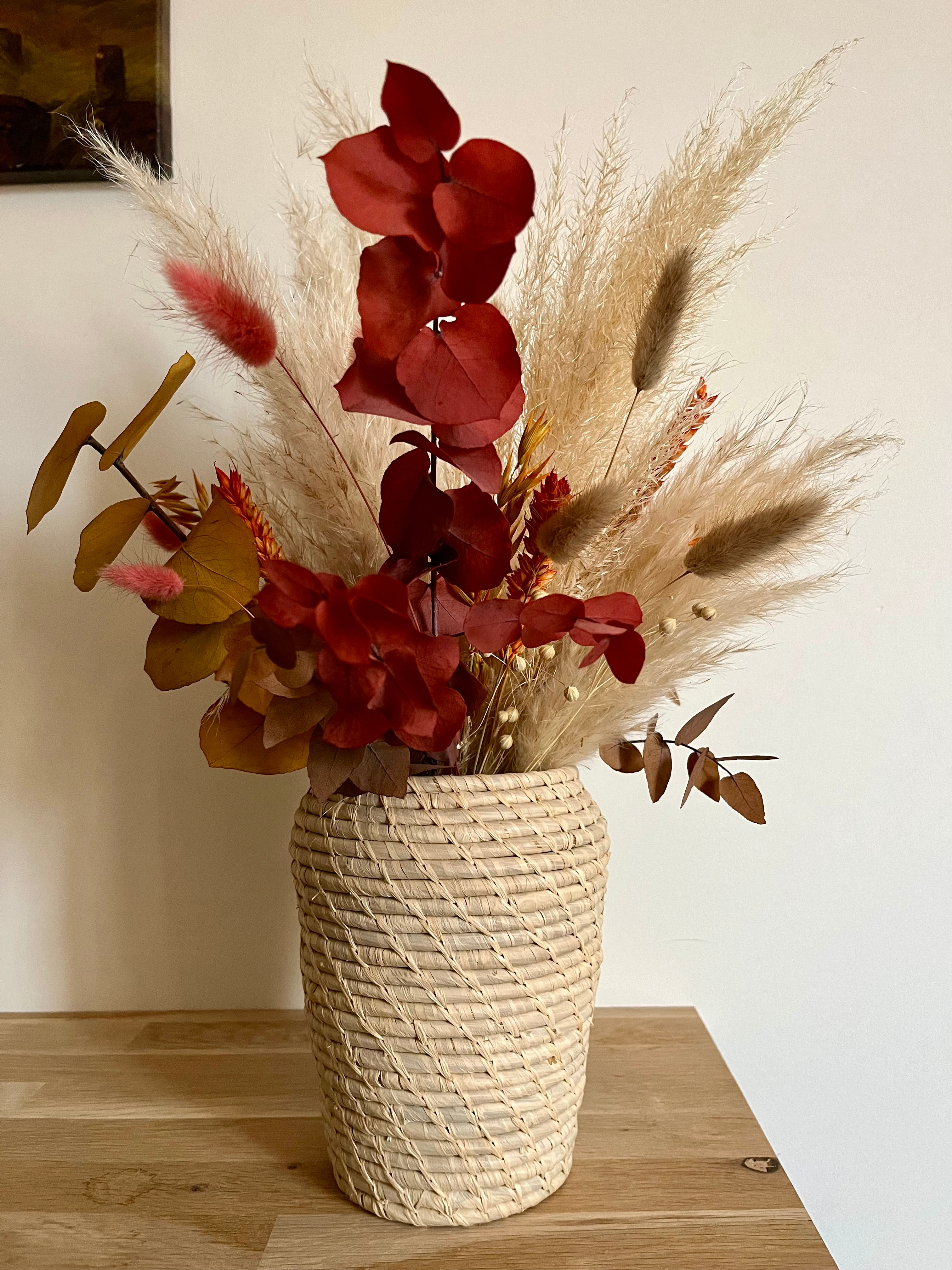 EPURE - vase en fibre naturelle - raphia