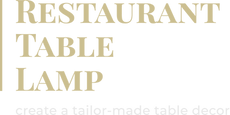 RESTAURANT TABLE LAMPES POUR L'hôtellerie et la restauration