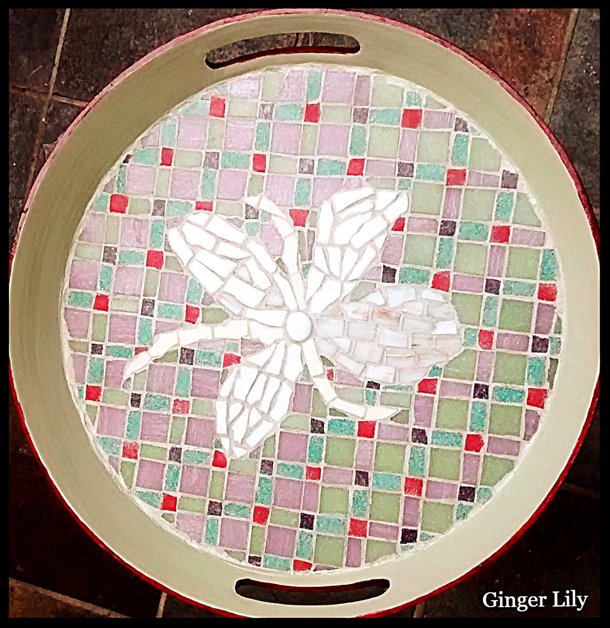 "Ginger Lily" Tray