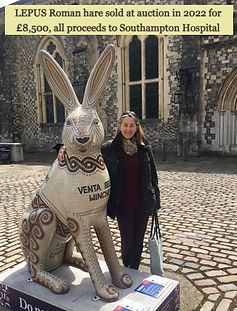 HoH Lepus award winning mosaic sculpture