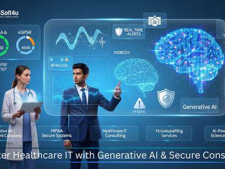 How Healthcare IT Consulting Services Leverage Generative AI to Boost Compliance and Data Security