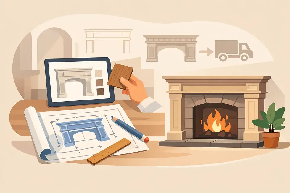 How to Order a Bespoke Mantel for Your Fireplace