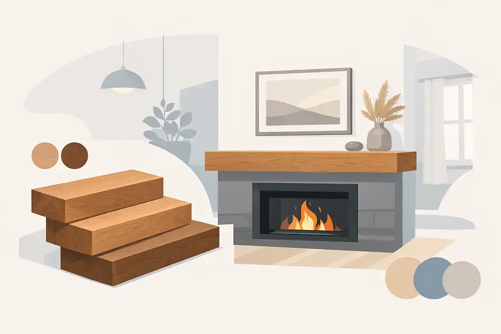 Choosing a Modern Oak Mantel Beam