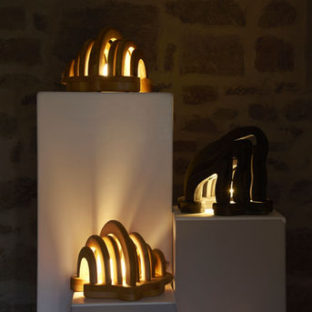 Luminaire design bois, les voûtes