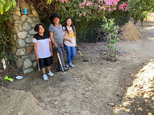 Dionicio Family make 8' x10' space for vegetables.JPEG