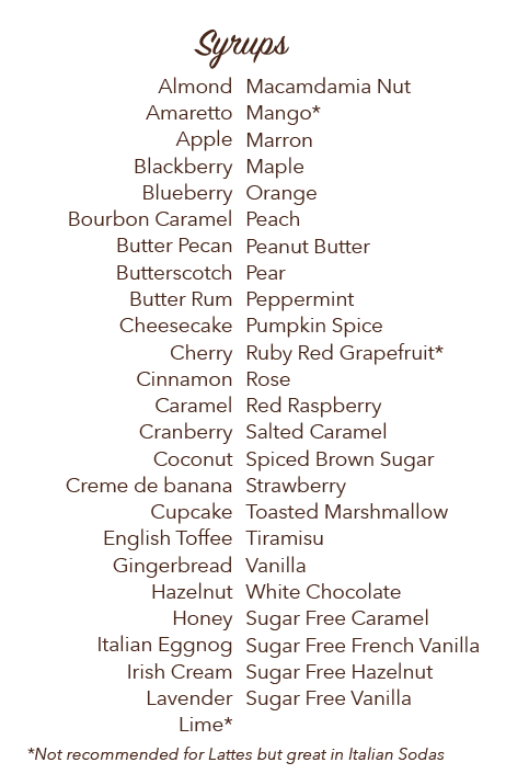 Syrups