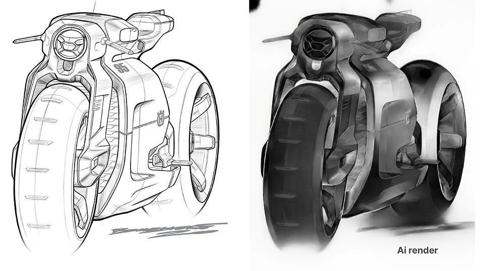 high-fidelity imagery during early concept development. vizcom