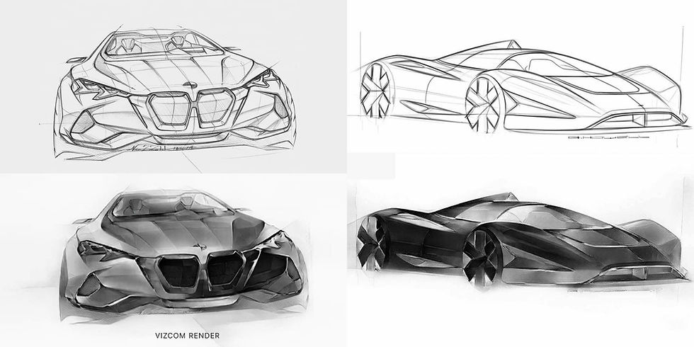 high-fidelity imagery during early concept development. vizcom