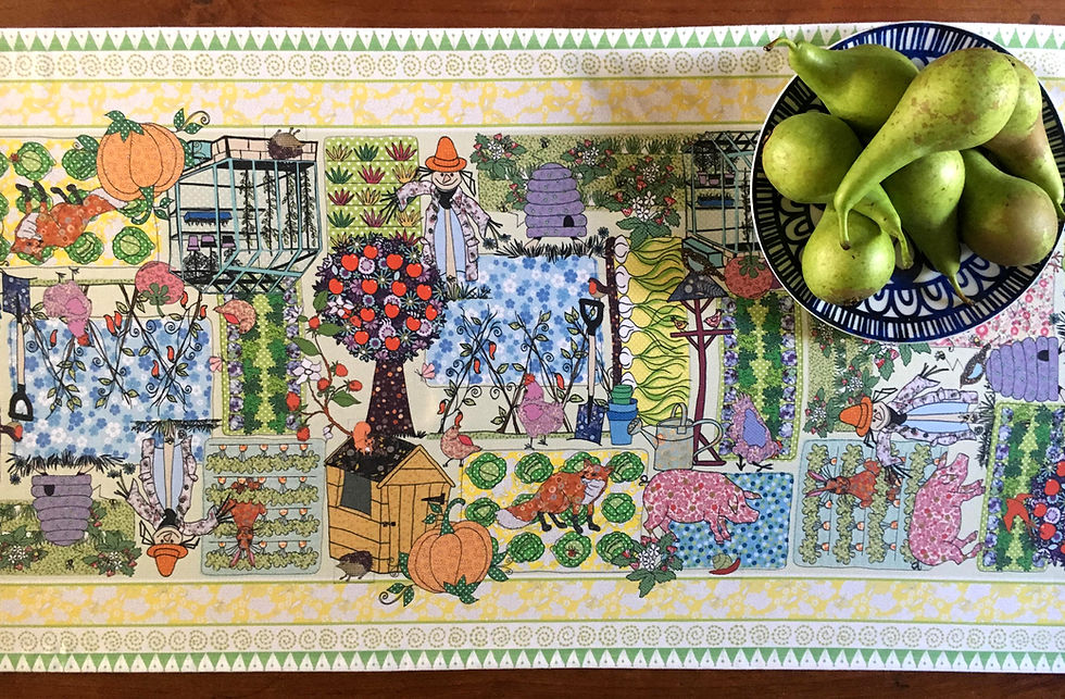 Miniaturbild: Vegetable Garden design on a 6ft table runner