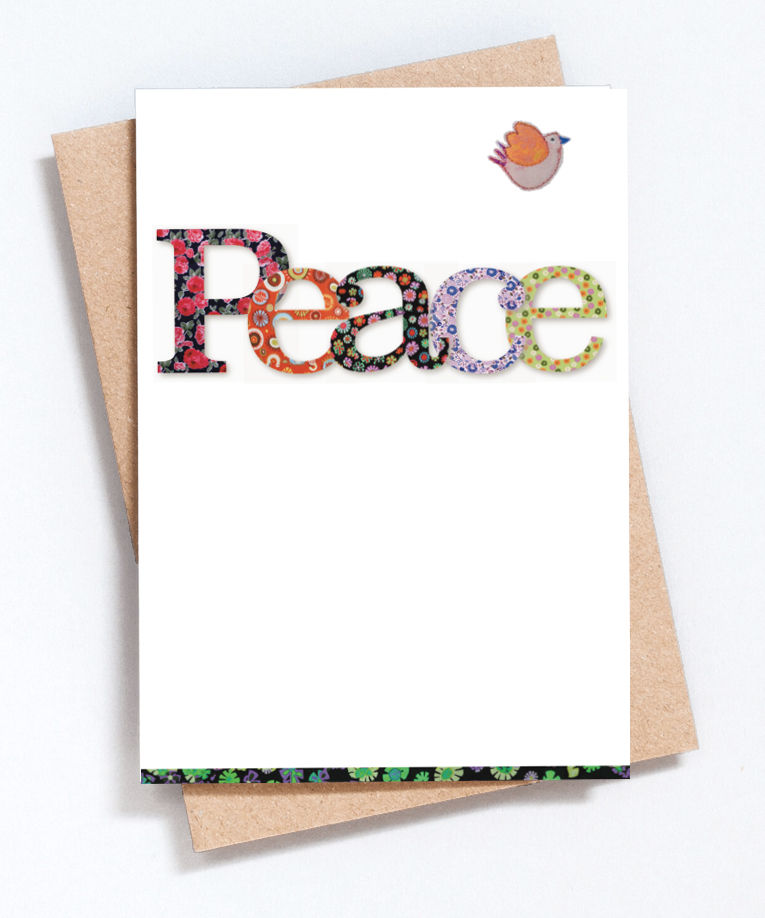 Thumbnail: Peace greeting card by MollyMac