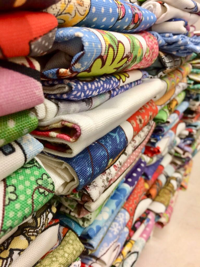Pile of tea towels