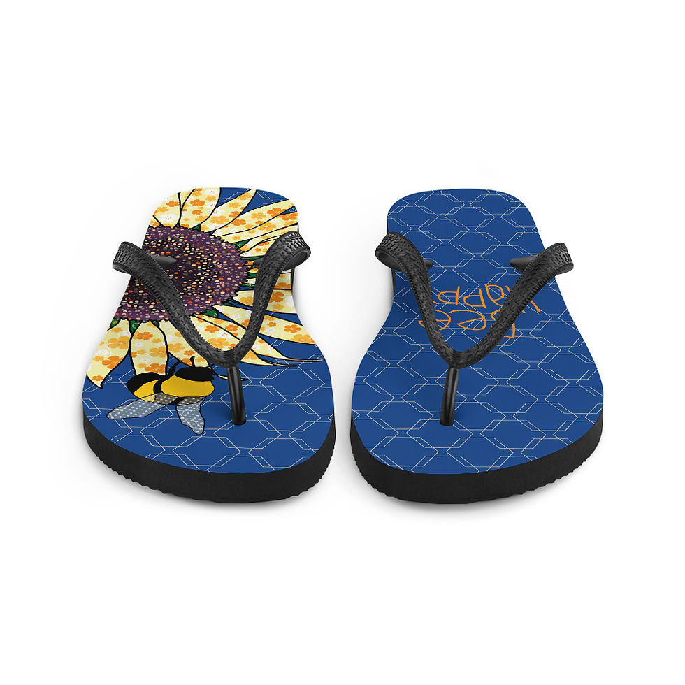Thumbnail: Bee Happy Sunflower | Flip-Flops