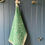 Thumbnail: Tea towel | Christmas Snowflakes | Let It Snow Green