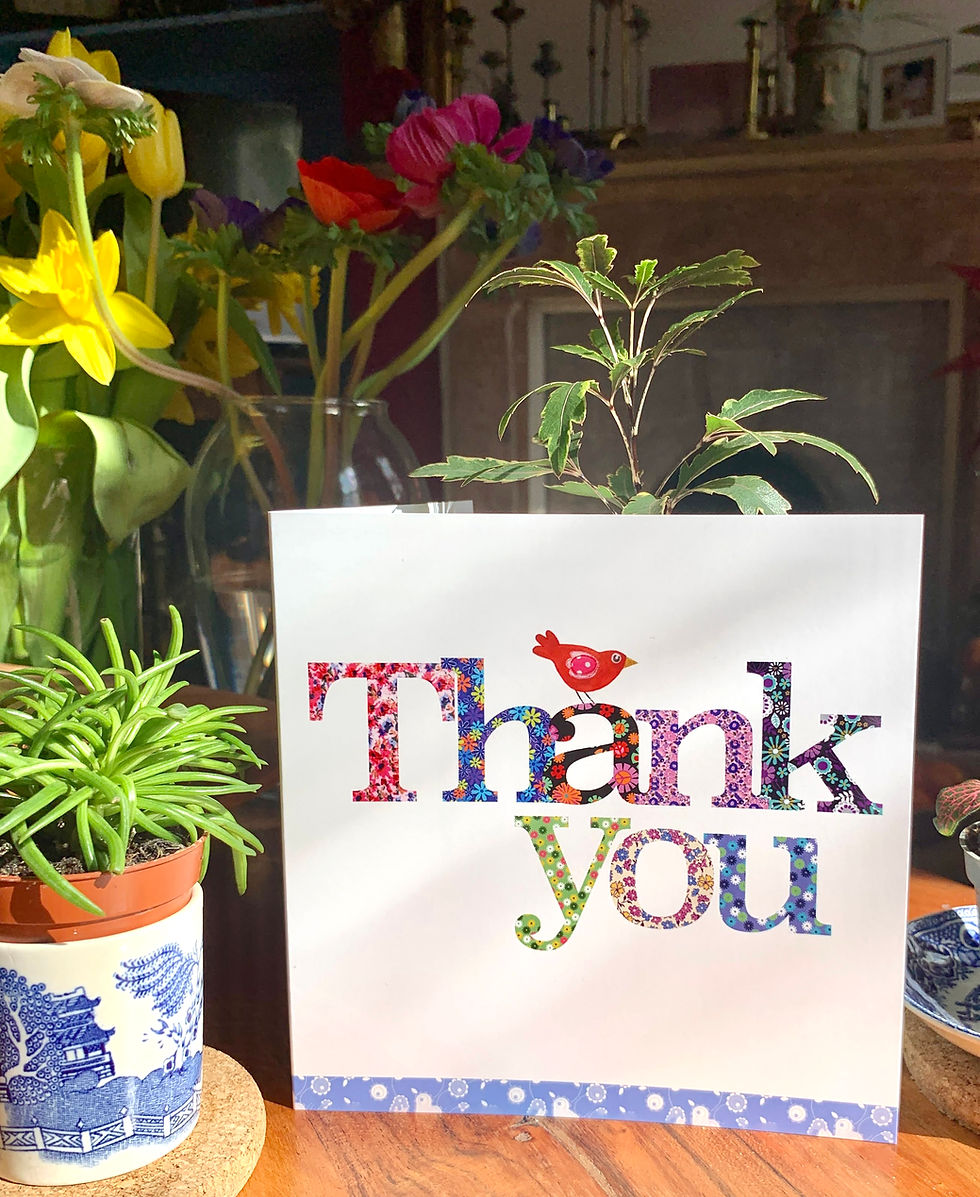 Miniaturbild: Thank You Greeting Card by MollyMac